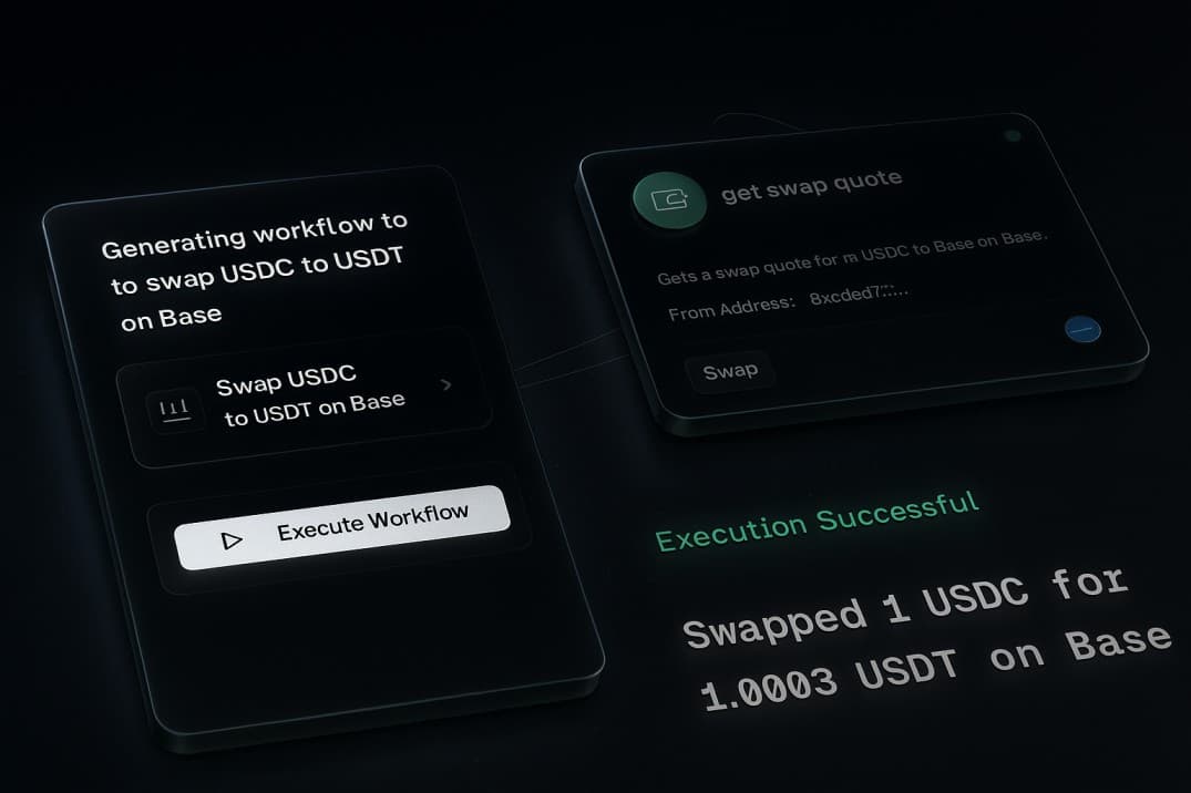 Earn, swap, bridge, lend Demo