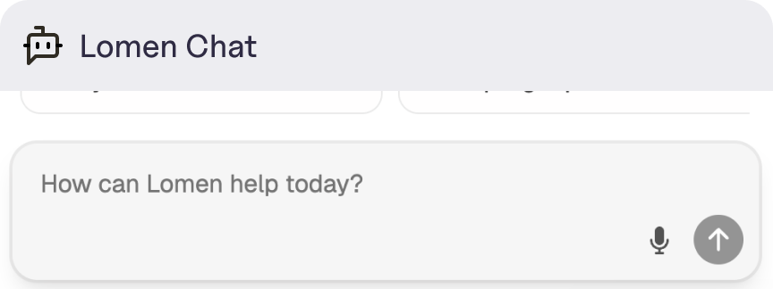 Chat interface